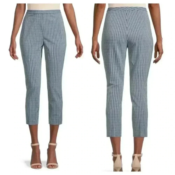 Theory Pants - Theory Skinny Cropped Check Pants